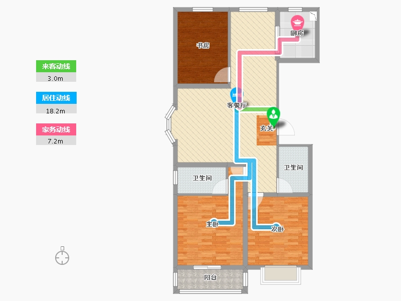 山西省-阳泉市-义井新村-96.02-户型库-动静线