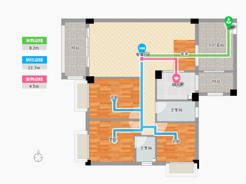 广东省-韶关市-岭南壹号公馆-95.89-户型库-动静线