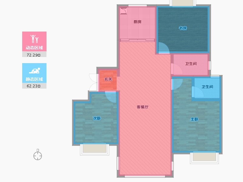 江苏省-盐城市-润洋壹品-120.00-户型库-动静分区