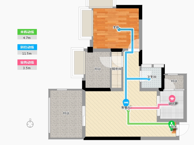 四川省-成都市-佳乐国际城三期-58.22-户型库-动静线