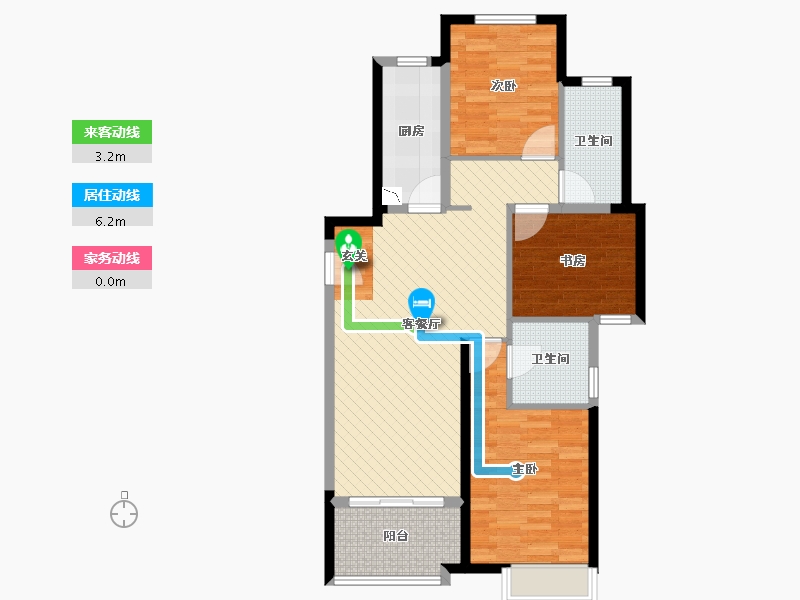 江西省-赣州市-新力-85.24-户型库-动静线