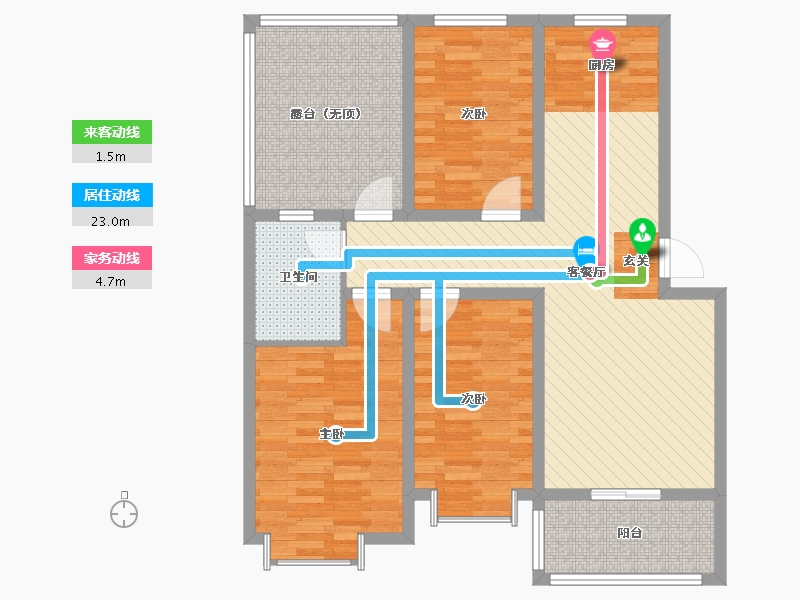 河北省-邢台市-淼岳林庄园-100.00-户型库-动静线