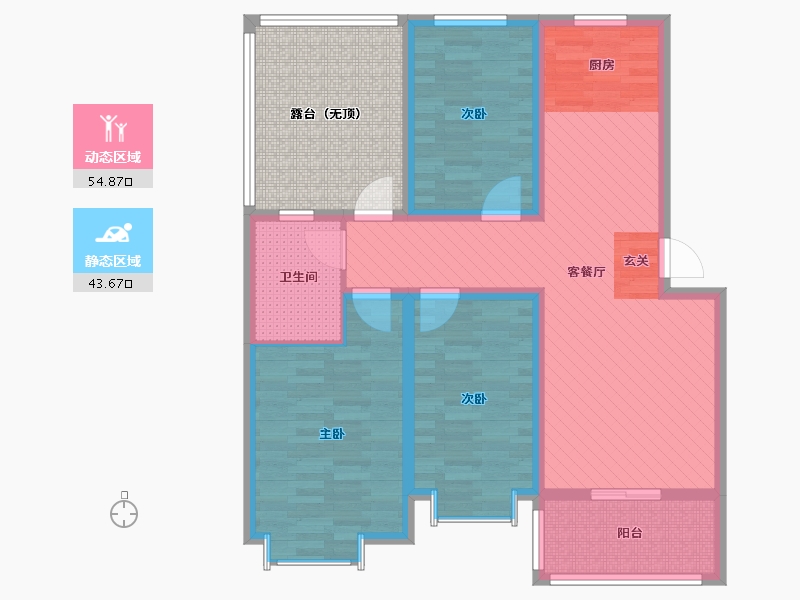 河北省-邢台市-淼岳林庄园-100.00-户型库-动静分区