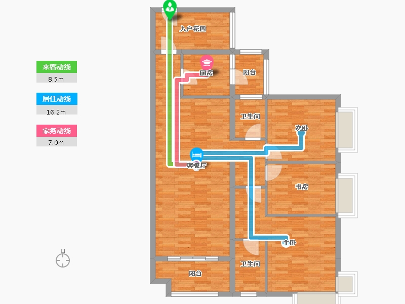 湖南省-郴州市-华盛世纪新城-101.24-户型库-动静线