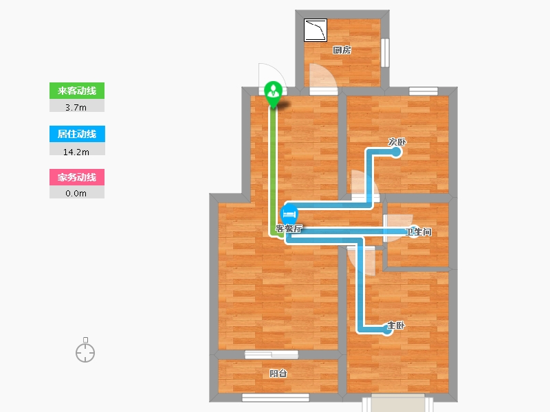 河北省-石家庄市-融创臻园壹号-52.37-户型库-动静线