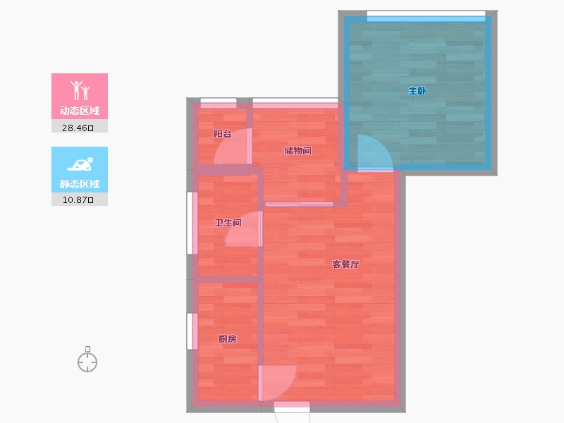 广东省-深圳市-广业大厦-34.58-户型库-动静分区