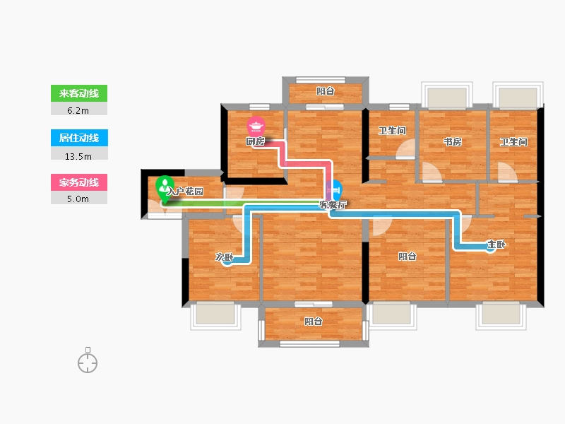 广东省-肇庆市-四会融创书院-98.00-户型库-动静线