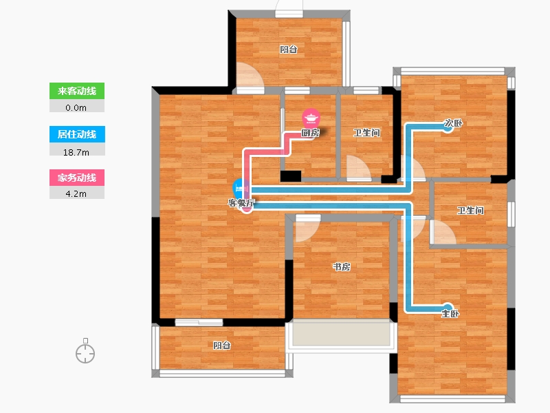 广西壮族自治区-崇左市-南兴国际-96.58-户型库-动静线