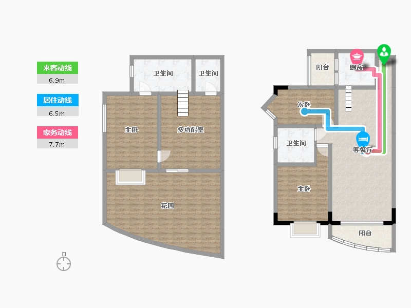 四川省-成都市-光华园-163.77-户型库-动静线