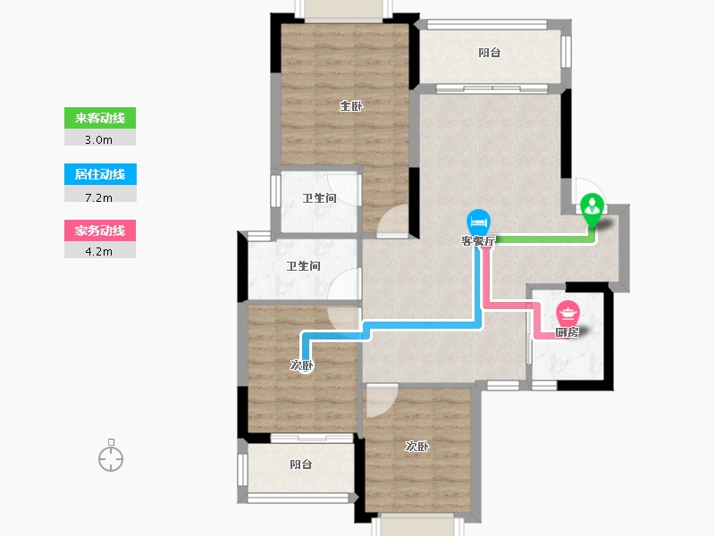 广西壮族自治区-桂林市-公园悦府-81.47-户型库-动静线