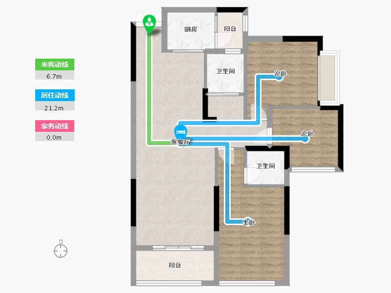 湖南省-衡阳市-金谷水郡-96.30-户型库-动静线