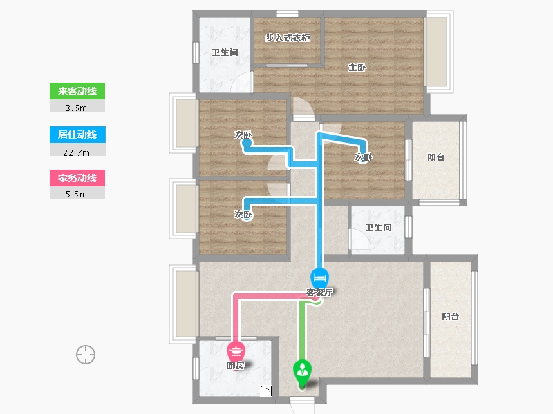 湖北省-襄阳市-东津世纪-112.07-户型库-动静线