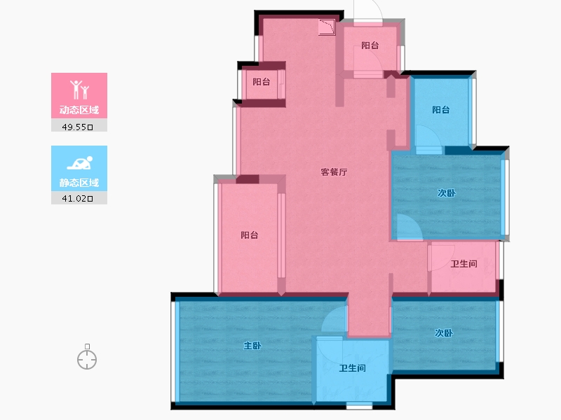 广东省-深圳市-天汇城二期-79.47-户型库-动静分区