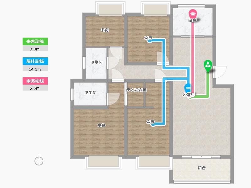 江苏省-南京市-亚泰山语湖项目-109.11-户型库-动静线