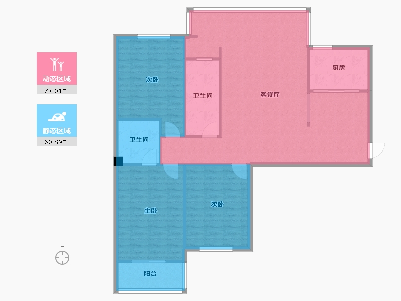 江西省-南昌市-现代铭园-123.51-户型库-动静分区