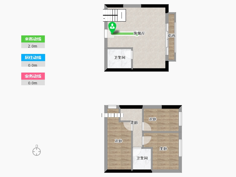 广东省-广州市-壹城广场-51.00-户型库-动静线