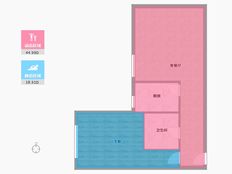 北京-北京市-东区国际-57.94-户型库-动静分区