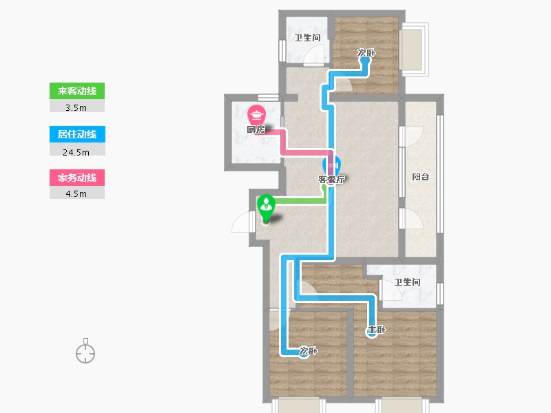 山东省-青岛市-西海岸创新科技城-78.30-户型库-动静线