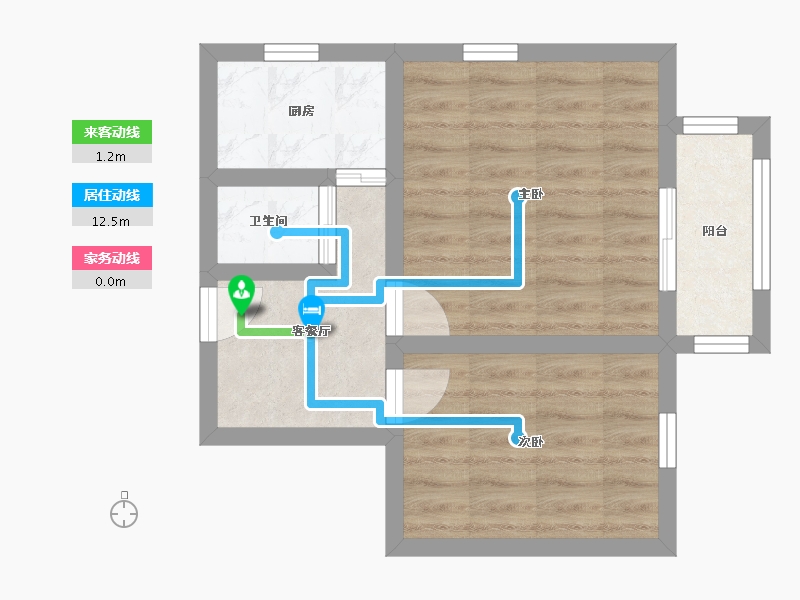 北京-北京市-万寿路西街11号院6号楼-41.63-户型库-动静线