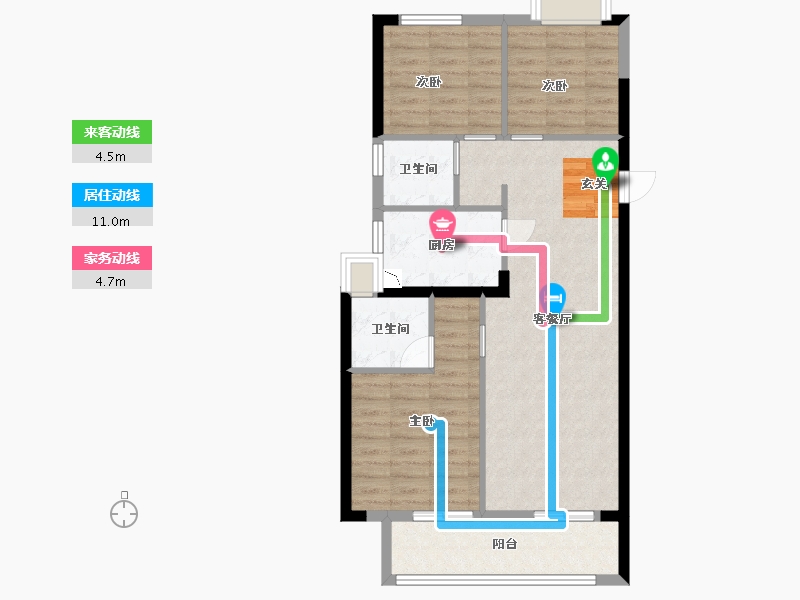 湖北省-武汉市-首开光明国风上观-79.99-户型库-动静线