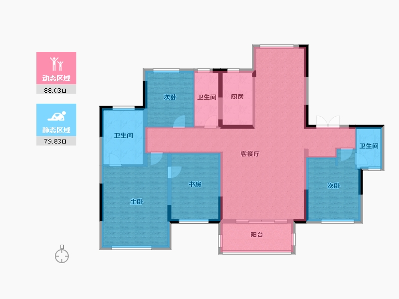 广西壮族自治区-柳州市-中海天钻-152.40-户型库-动静分区