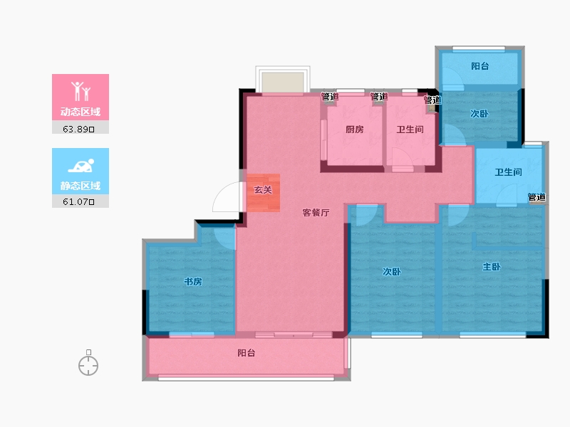 江苏省-南京市-悦�o-112.00-户型库-动静分区