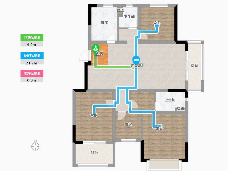 江苏省-南京市-中交锦�m荟-102.00-户型库-动静线