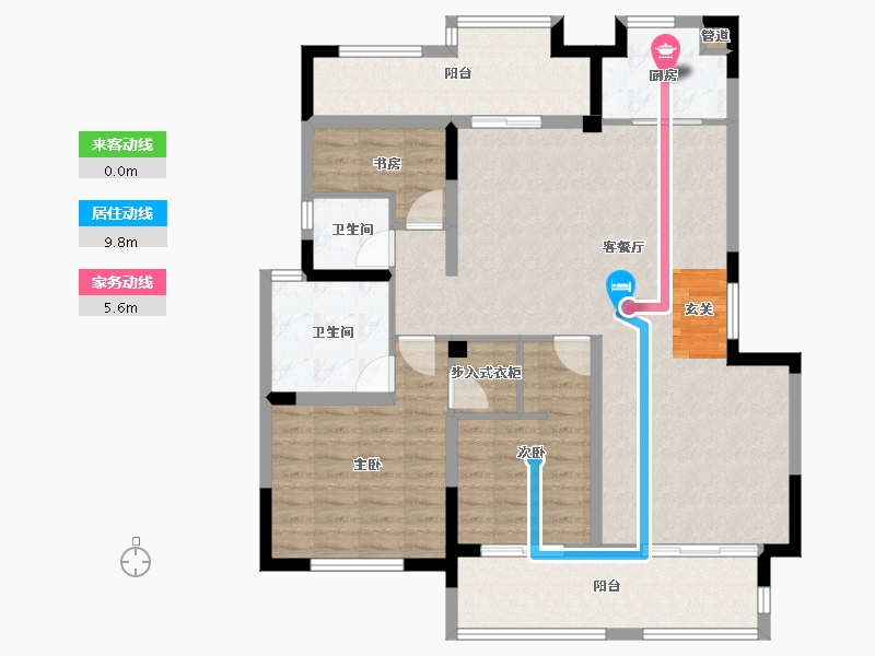 山东省-烟台市-高科荣境-109.59-户型库-动静线