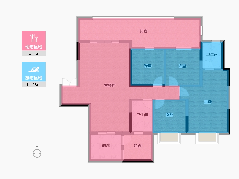 贵州省-黔西南布依族苗族自治州-湿地公园-121.77-户型库-动静分区