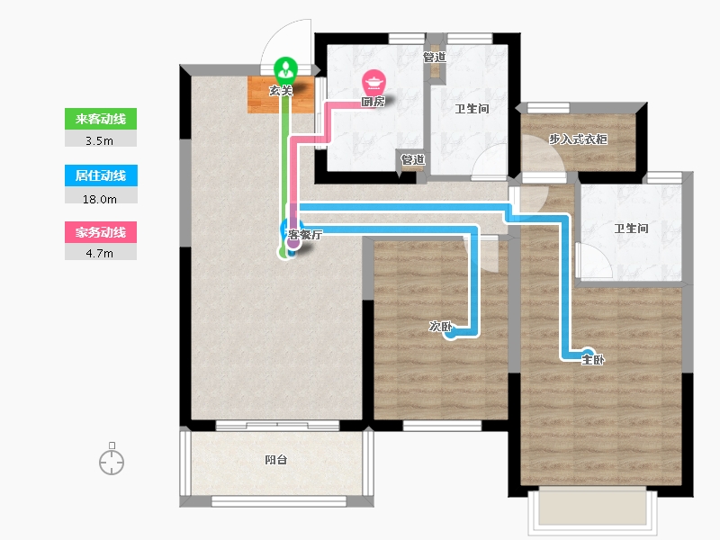 江苏省-南京市-星叶欢乐城-86.01-户型库-动静线