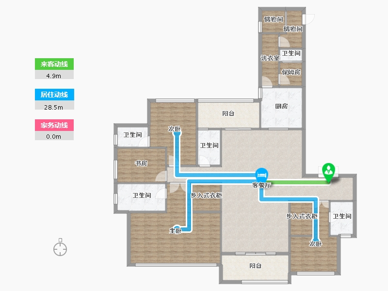 广东省-佛山市-富丰君御-197.79-户型库-动静线