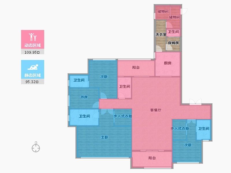 广东省-佛山市-富丰君御-197.79-户型库-动静分区