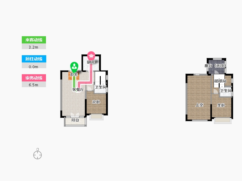 河北省-保定市-上河・天著-126.28-户型库-动静线