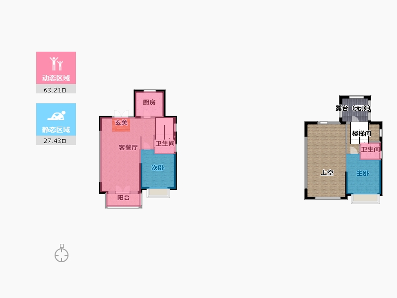 河北省-保定市-上河・天著-126.28-户型库-动静分区