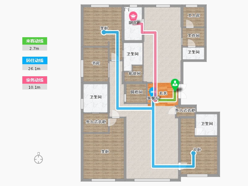 北京-北京市-大苑海淀府-201.03-户型库-动静线