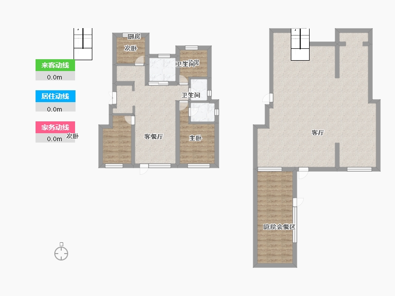 黑龙江省-哈尔滨市-华润置地・�f象府-113.97-户型库-动静线