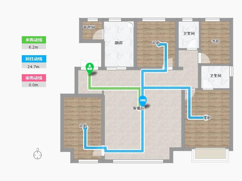 河北省-保定市-竞秀金茂悦-106.41-户型库-动静线