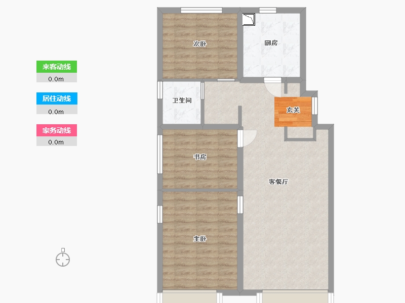 辽宁省-大连市-万科翡翠都会-78.40-户型库-动静线