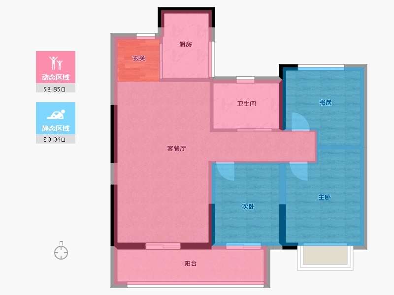 江西省-吉安市-浩城太学府-75.00-户型库-动静分区