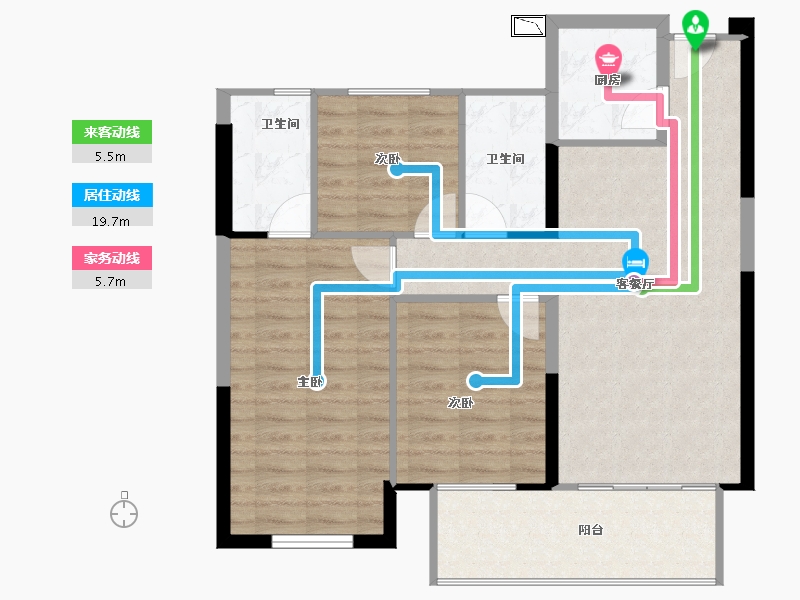 福建省-泉州市-力高&水投・君誉中央-83.21-户型库-动静线