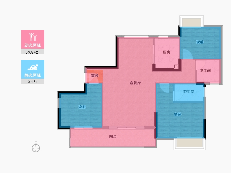 江西省-九江市-中辉御龙湾-92.00-户型库-动静分区