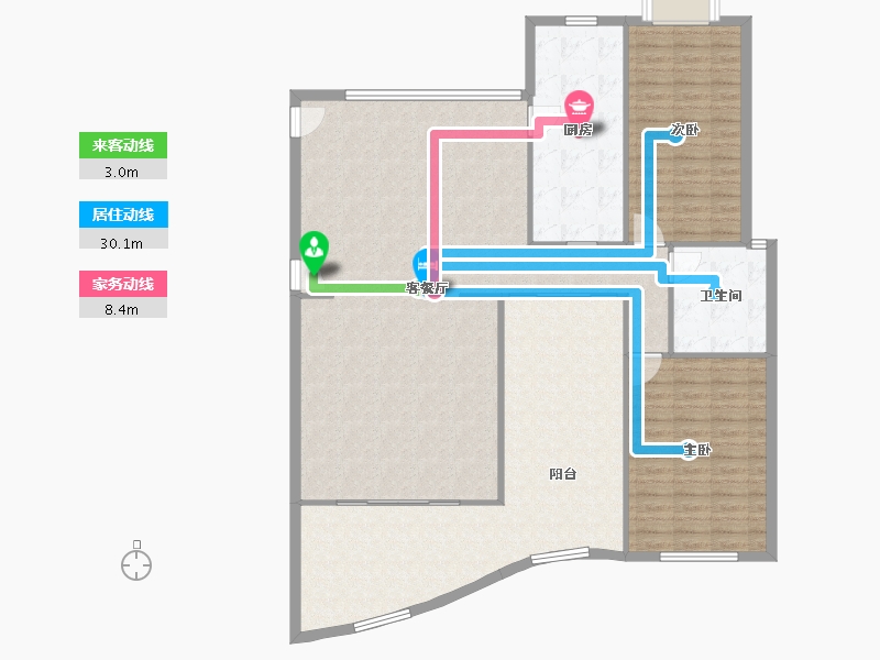 福建省-莆田市-塘北一号-152.59-户型库-动静线