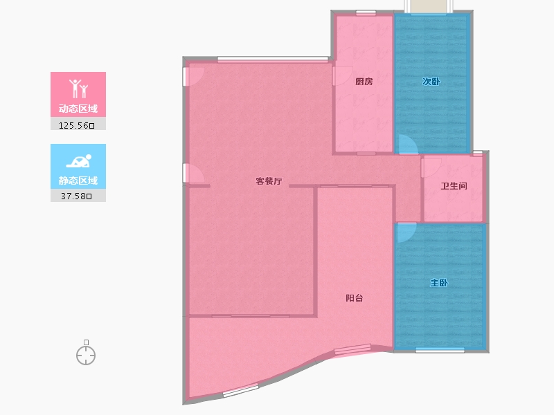 福建省-莆田市-塘北一号-152.59-户型库-动静分区