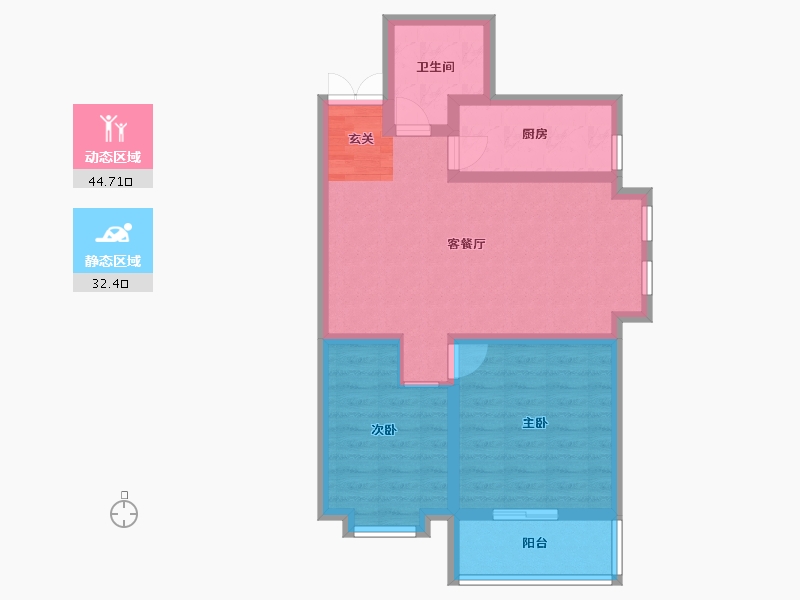 河北省-廊坊市-卓立金领域-68.28-户型库-动静分区