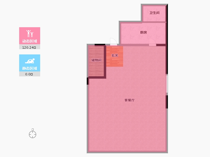 江苏省-南通市-万科翡翠东第（万科院子）-112.00-户型库-动静分区