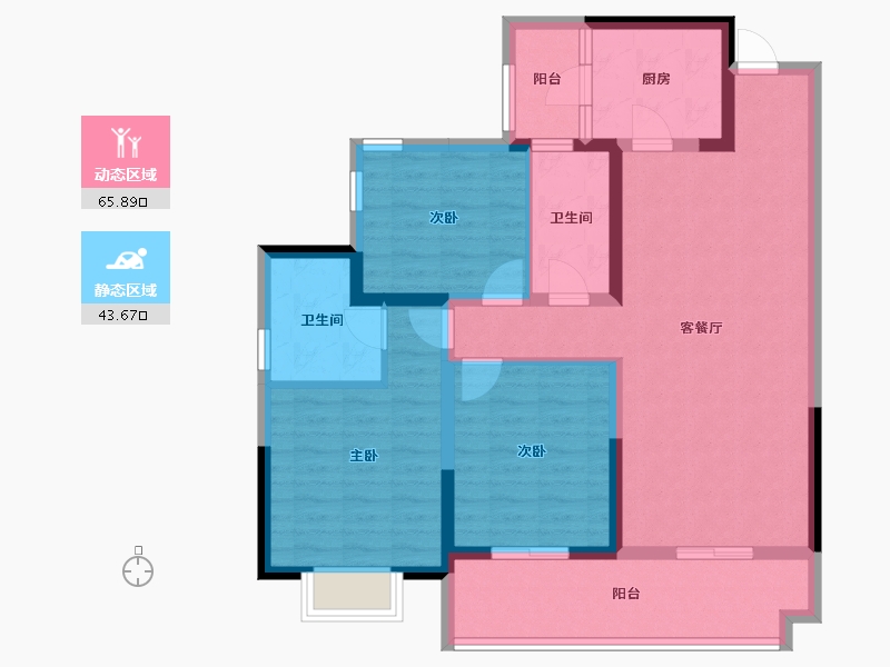 四川省-乐山市-CBD-97.26-户型库-动静分区