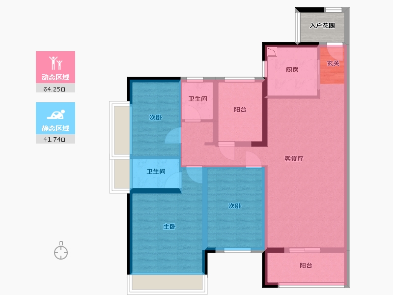 广东省-佛山市-新城�Z城-97.40-户型库-动静分区