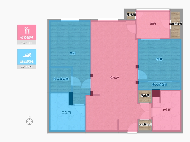 California-Orange-Park Viridian-99.41-户型库-动静分区