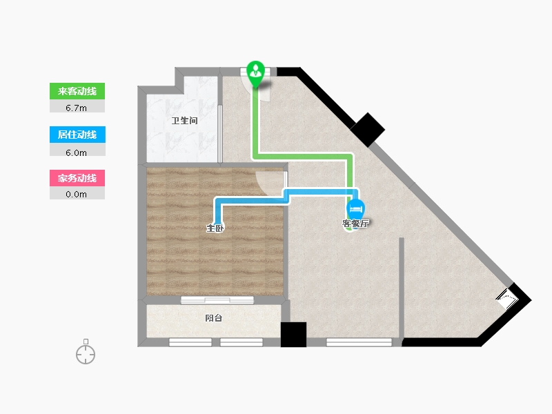 河南省-驻马店市-信合・清河韵-58.40-户型库-动静线