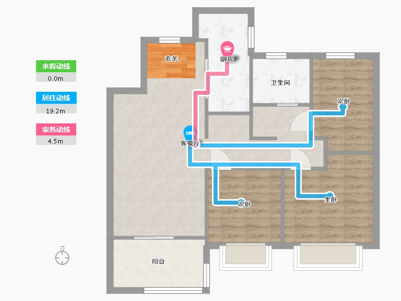 青海省-西宁市-融创东方宸院-80.00-户型库-动静线